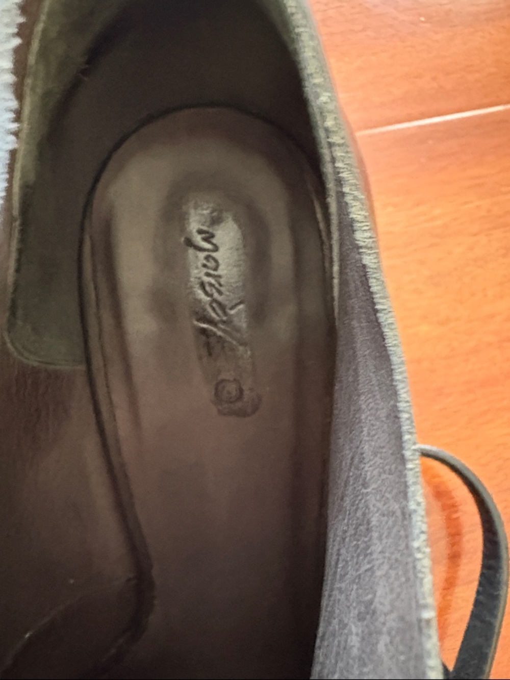 MARSELL MARSÉLL black leather heels architectural open peep toe cydwoq 38 8 - Picture 3 of 5